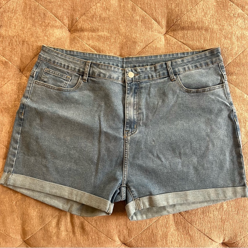 Stretchy Jean Shorts